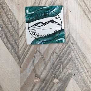 Freshwater Pearl Hook Dangle Earrings